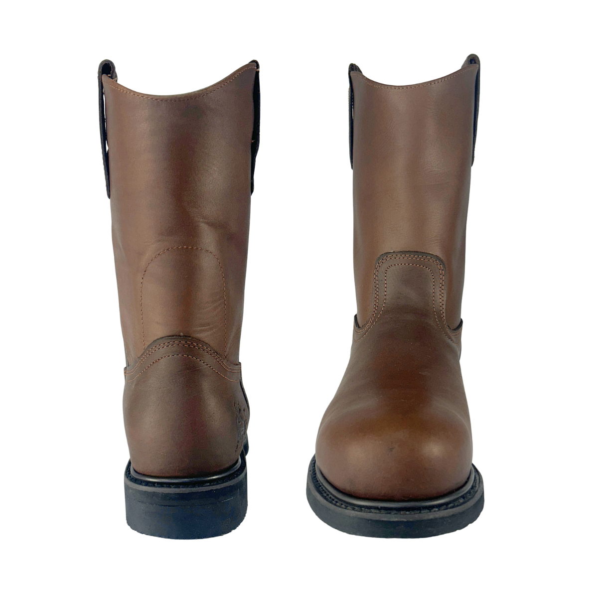 Work boots Brown Goodyear welt #9801 Diamond Bull Steel toe for gentlemen