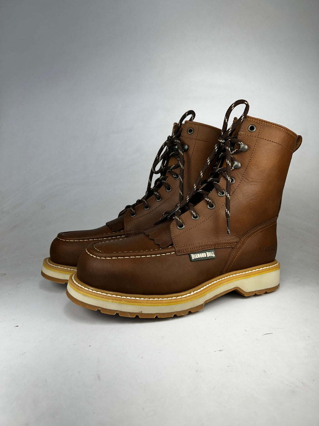Work boots Copper Goodyear Welt #9405 Diamond Bull Steel Toe for Gentlemen